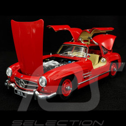 Mercedes-Benz 300 SL Gullwing 1957 Rouge 1/18 Schuco 450060100