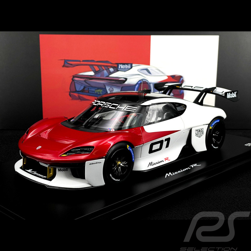 Porsche Mission R 2021 Weiß / Rot 1/18 Spark WAP0218020P0MR