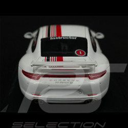 Porsche 911 Carrera 4S Aerokit Type 991 Porsche Driver Experience Winter 2014 White 1/43 Spark WAX20130023