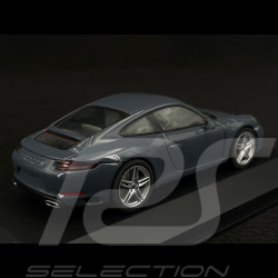 Porsche 911 Carrera type 991 phase II 2015 graphite blue 1/43 Herpa WAP0201160G