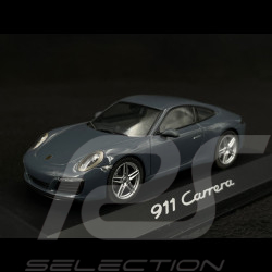 Porsche 911 Carrera type 991 phase II 2015 bleu graphite 1/43 Herpa WAP0201160G