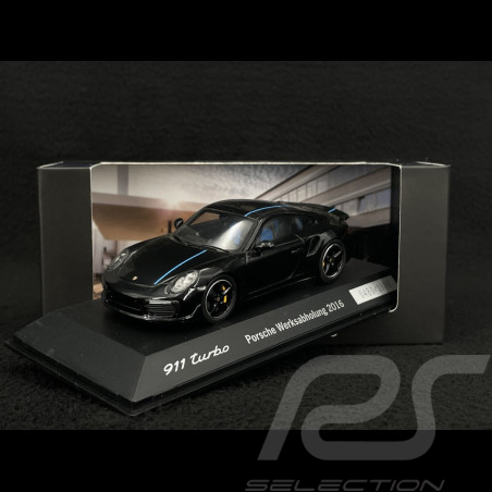 Porsche 991 Turbo 2016 schwarz Werksabholung 1/43 Spark WAX02022016