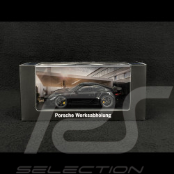 Porsche 991 Turbo 2016 schwarz Werksabholung 1/43 Spark WAX02022016