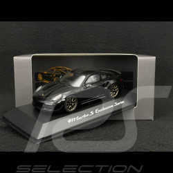 Porsche 911 Turbo S Exclusive Series 991 2017 black 1/43 Spark WAP0209050J