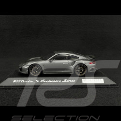 Porsche 911 Turbo S Exclusive Series 991 2017 agate grey  1/43 Spark WAP0209050H