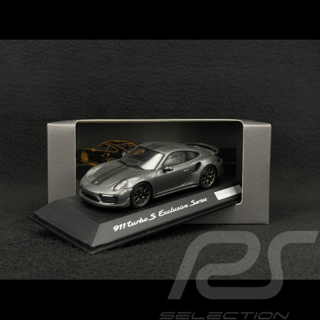 Porsche 911 Turbo S Exclusive Series 991 2017 Achatgrau 1/43 Spark WAP0209050H