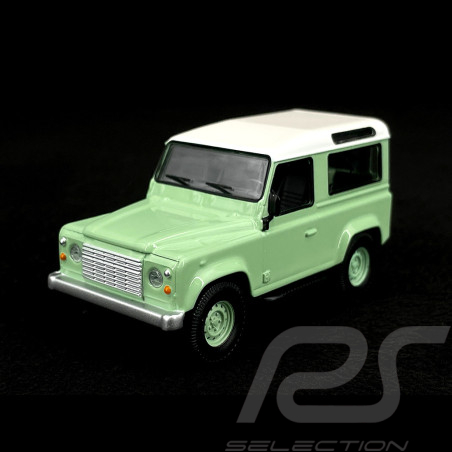 Land Rover Defender 1995 Green / White 1/43 Norev Jet Car 845106