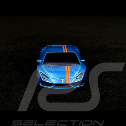 Lamborghini Huracan Premium cars Showbox Blau / Orange 1/59 Majorette 212052790SMO