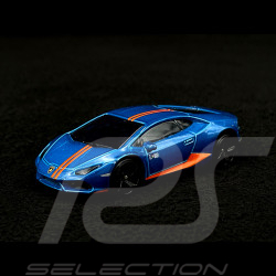 Lamborghini Huracan Premium cars Showbox Blau / Orange 1/59 Majorette 212052790SMO