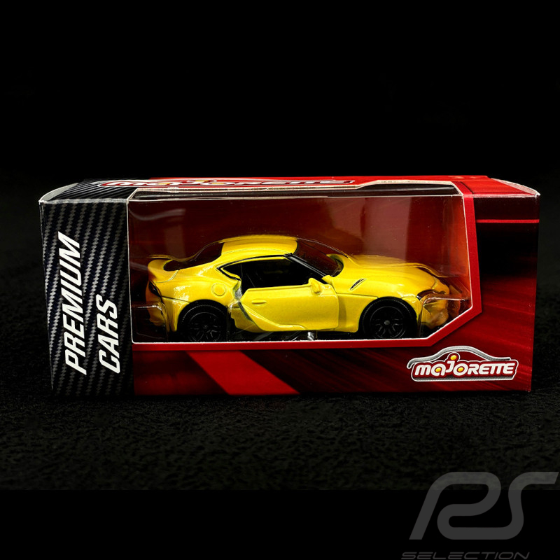 Toyota GR Supra Premium cars Showbox Gelb 1/59 Majorette 212052790SMO