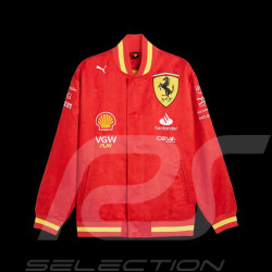 Ferrari Jacket F1 Team Varsity Leclerc Sainz Puma Red 701227993-001