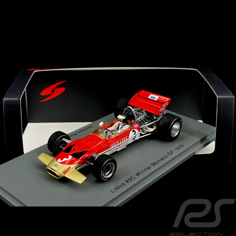 Jochen Rindt Lotus 49C n° 3 Sieger GP Monaco 1970 F1 1/43 Spark S6385