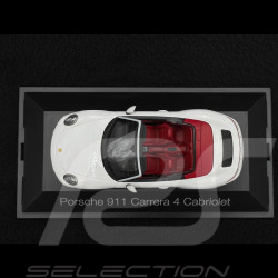Porsche 911 Carrera 4 Cabriolet Type 991 2016 Weiß 1/43 Herpa 71116