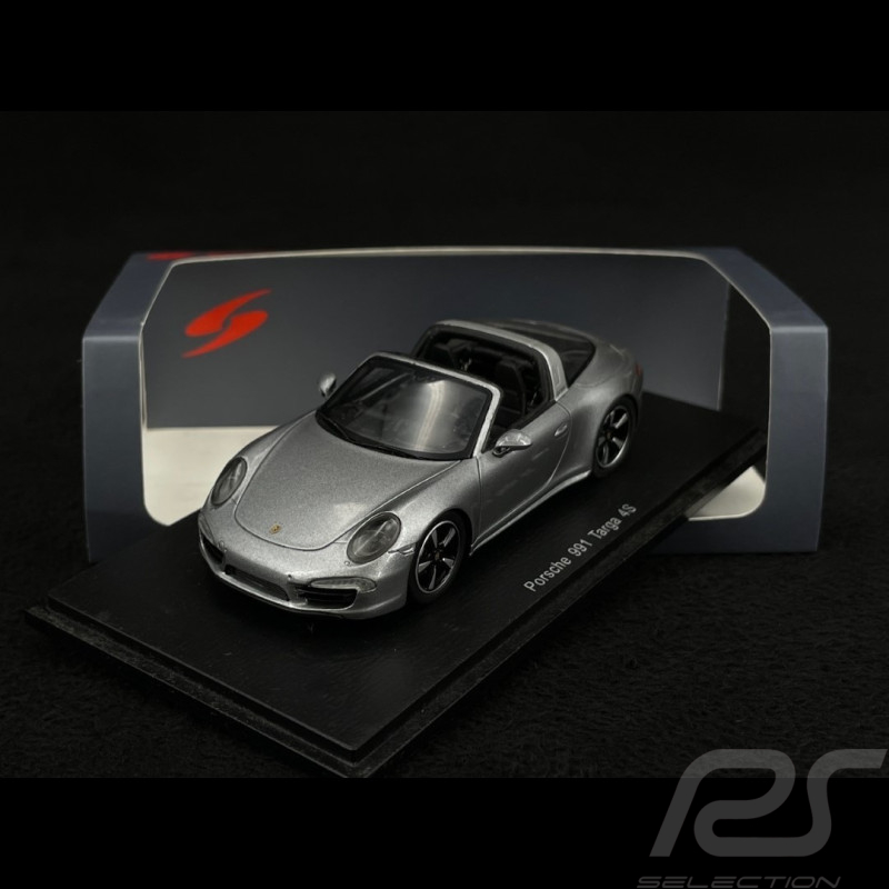 Porsche 991 Targa 4S 2015 silver grey 1/43 Spark S4934