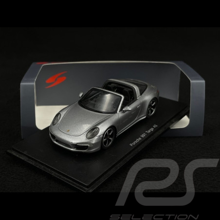 Porsche 991 Targa 4S 2015 silbergrau 1/43 Spark S4934