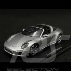 Porsche 991 Targa 4S 2015 silbergrau 1/43 Spark S4934