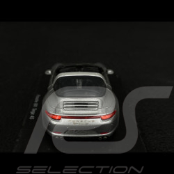 Porsche 991 Targa 4S 2015 gris argent 1/43 Spark S4934