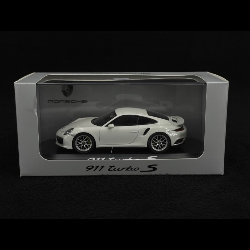 Porsche 911 type 991 Turbo S 2016 white 1/43 Herpa WAP0201360G