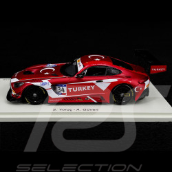 Mercedes-AMG GT3 n° 34 Vainqueur FIA GT Nations Cup Bahrain 2018 Team Turkey 1/43 Spark S6300