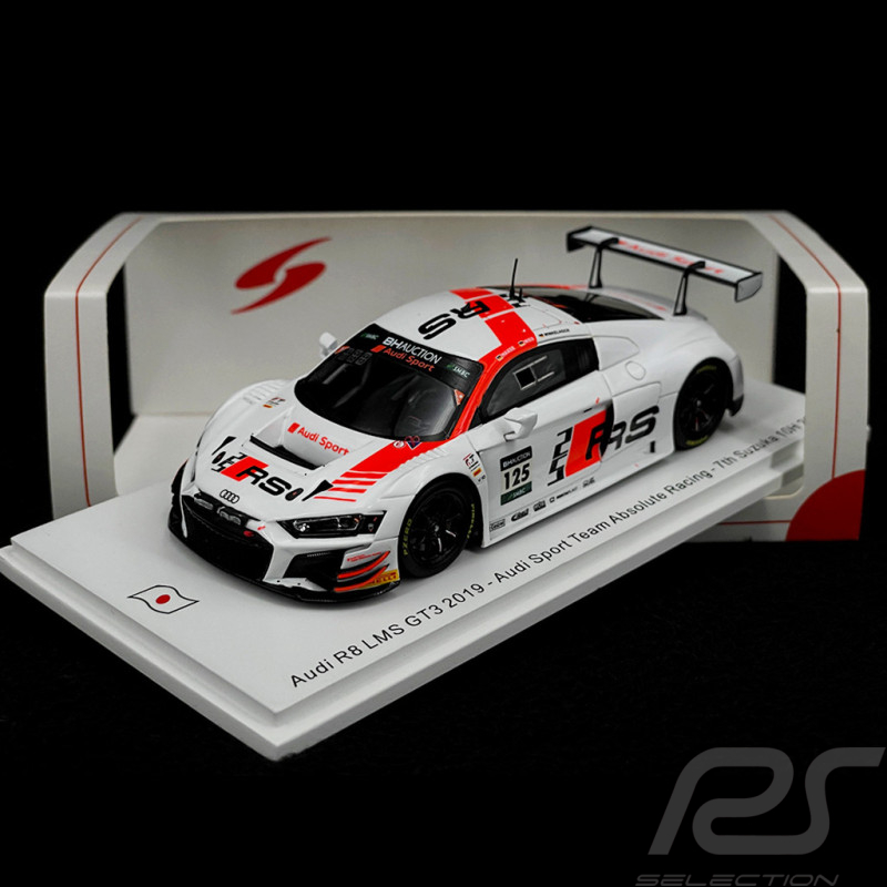 Audi R8 LMS GT3 n° 125 7th 10h Suzuka 2019 1/43 Spark SJ088