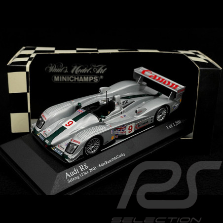 Audi R8 n° 9 12h Sebring 2003 1/43 Minichamps 400031399