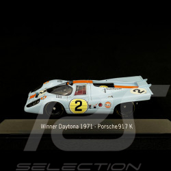 Porsche 917 K Gulf Vainqueur Daytona 1971 n° 2 1/43 Spark MAP02027114