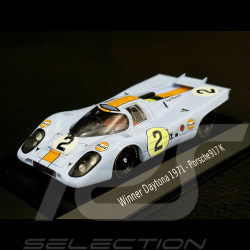 Porsche 917 K Gulf Vainqueur Daytona 1971 n° 2 1/43 Spark MAP02027114