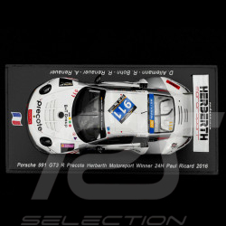 Porsche 991 GT3 R vainqueur Paul Ricard 2016 n° 911 Precote 1/43 Spark SF110