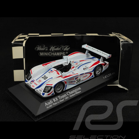 Audi R8 n° 38 ALMS Petit Le Mans 2001 1/43 Minichamps 400010938