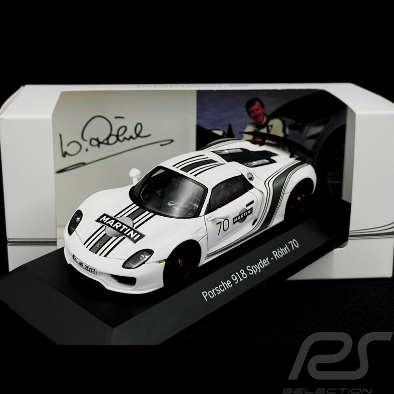 Porsche 918 Spyder Martini n° 70 Walter Röhrl 1/43 Spark MAP02020917