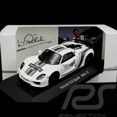 Porsche 918 Spyder Martini n° 70 Walter Röhrl 1/43 Spark MAP02020917