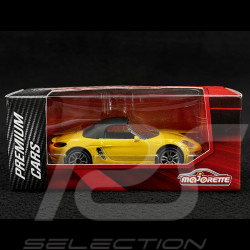 Porsche 718 Boxster Premium cars Showbox Gelb 1/59 Majorette 212052790SMO