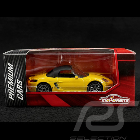 Porsche 718 Boxster Premium cars Showbox Gelb 1/59 Majorette 212052790SMO