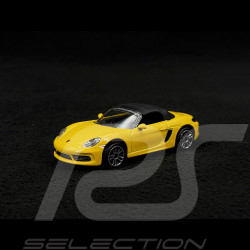 Porsche 718 Boxster Premium cars Showbox Gelb 1/59 Majorette 212052790SMO