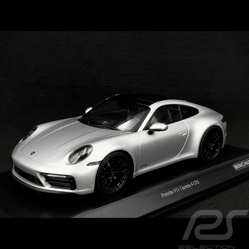 Porsche 911 Carrera 4 GTS Type 992 2020 GT Silver 1/18 Minichamps 155063104