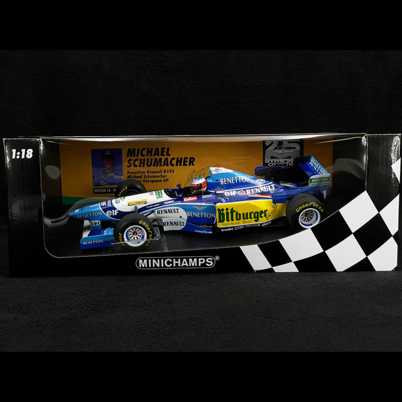 Figurine Michael Schumacher Benetton Renault F1 – Enduring Images 1/9 – Neuf