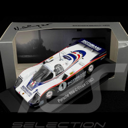 RARE - Signée par Norbert Singer - Porsche 956 C vainqueur Le Mans 1982 n° 1 Rothmans 1/43 Minichamps WAP02004697