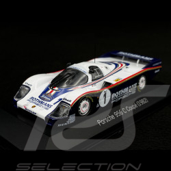 RARE - Signée par Norbert Singer - Porsche 956 C vainqueur Le Mans 1982 n° 1 Rothmans 1/43 Minichamps WAP02004697