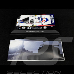 RARE - Signée par Norbert Singer - Porsche 956 C vainqueur Le Mans 1982 n° 1 Rothmans 1/43 Minichamps WAP02004697