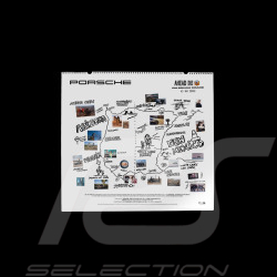 Porsche Calendar 2025 Ahead On Rough Roads WAP0920010SKAL