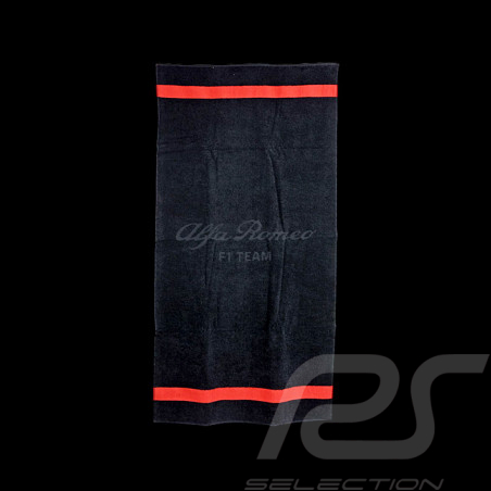 Serviette de plage Alfa Romeo F1 Team noir et rouge U905914443