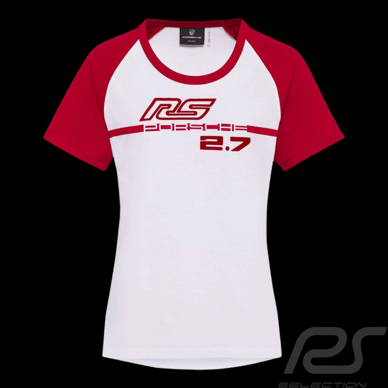 Porsche RS 2.7 Collection T-Shirt Weiß / Rot WAP952NRS2 - Damen