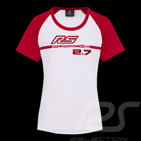 Porsche RS 2.7 Collection T-Shirt Weiß / Rot WAP952NRS2 - Damen