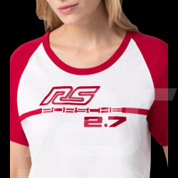 T-Shirt Porsche RS 2.7 Collection Blanc / Rouge WAP952NRS2 - femme