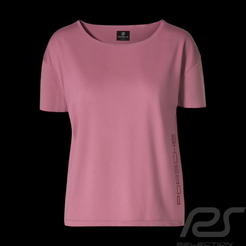 T-shirt Porsche Taycan Collection Mesh Rose framboise Porsche WAP602LTYC - femme