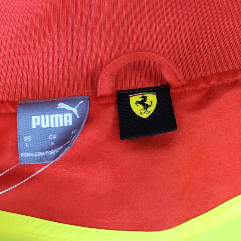 Veste Ferrari F1 Team Varsity Leclerc Sainz Puma Rouge 701227993-001