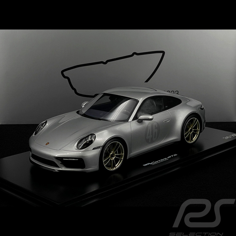 Porsche 911 Carrera GTS Type 992 Le Mans Centenaire Edition 2023 Argent 1/18 Spark WAP0210060RGTS