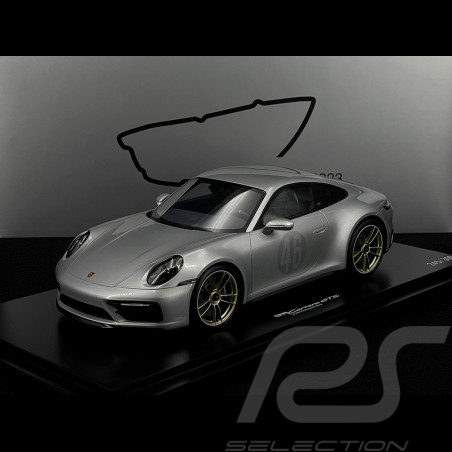 Porsche 911 Carrera GTS Type 992 Le Mans Centenaire Edition 2023 Argent 1/18 Spark WAP0210060RGTS