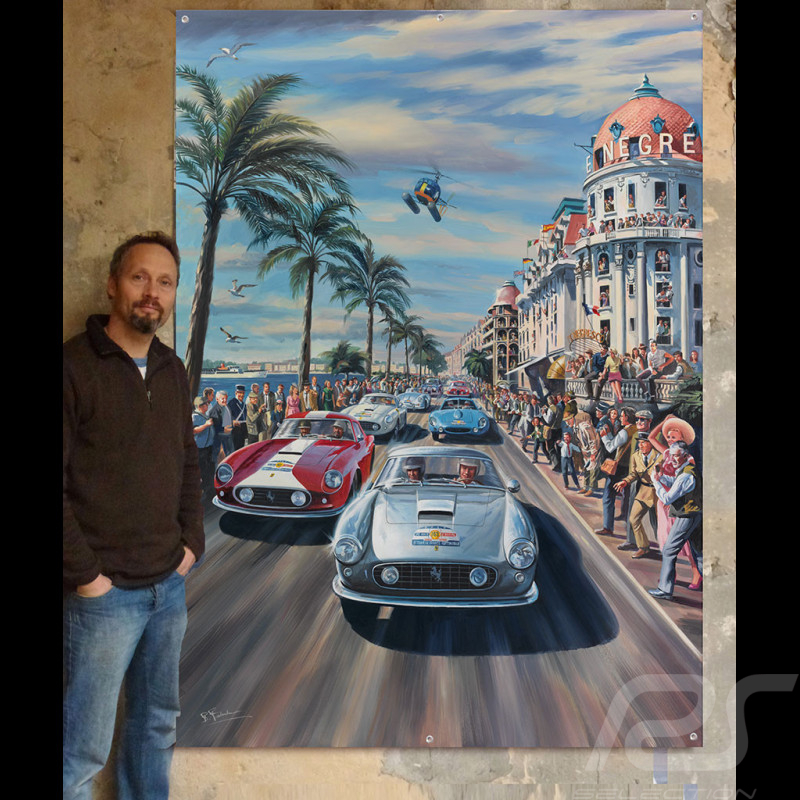 Banner "Tour de France Auto 1959" original design by Benjamin Freudenthal