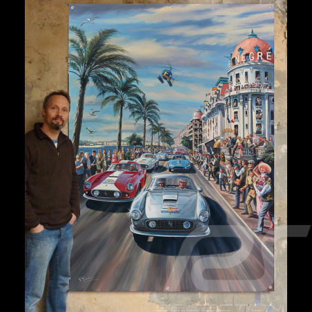 Banner "Tour de France Auto 1959" Originalentwurf von Benjamin Freudenthal